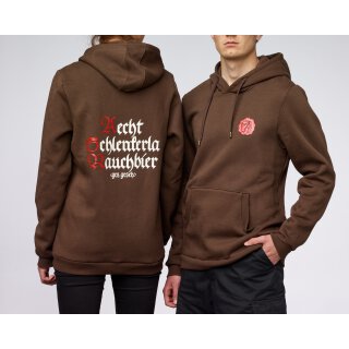 Schlenkerla Kapuzen Sweater braun M