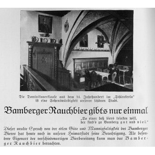 Vortrag zur Rauchbiergeschichte mit Vier-Gänge-Rauchbiermenü (23.07., 19 Uhr)