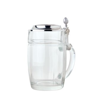 Schlenkerla glass mug with lid 0,5l