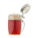 Schlenkerla glass mug with lid 0,5l
